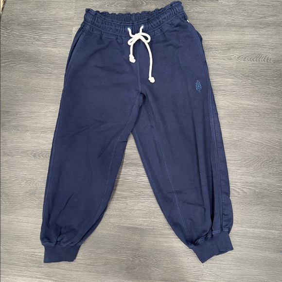 Free people Navy flutter crop joggers XS - Picture 5 of 7